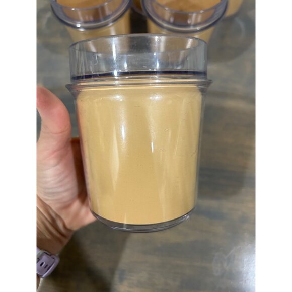 Vintage Set of 6 Thermo-Serv Double Insulated Yellow/Gold Cups Tumblers Made in - Picture 4 of 6